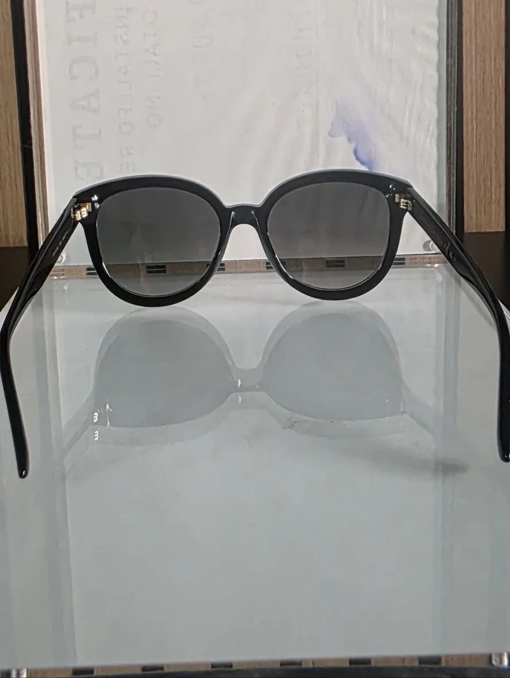 Gucci Black Oversized Cat-Eye Sunglasses